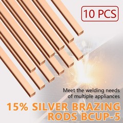 10-40 Sticks 15% Silver Brazing Rod BCuP-5 for HVAC & Industrial Applications