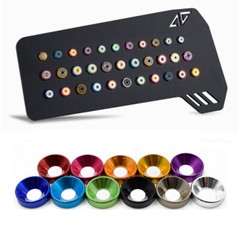 M2 M2.5 M3 M4 M5 M6 M8 Countersunk Washers Anodised Aluminium Alloy Multicolour