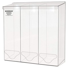 BOWMAN DISPENSERS Bulk Dispenser,Clear,18 3/8″ W 34GE12