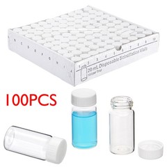 20mL Scintillation Vial Borosilicate w/ Cone Shaped Liner 22-400 Urea Screw Cap