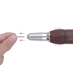 35000RPM Strong 120II Dental Lab Micromotor Handpiece Polisher Handpiece Red USA
