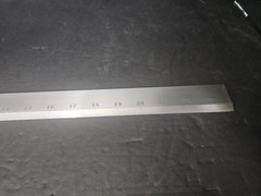 STARRETT #387 24″ STRAIGHT EDGE WITH BEVEL GRADUATION EDGE INCHES (TL2644)