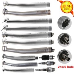 Dental High Speed Handpiece /LED Fiber Optic /E-generator 2/4H6 Pin Fit KaV NSK