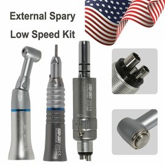 Dental low speed handpiece push button contra straight E-type motor 2/4holes