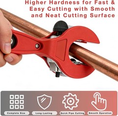 Ratcheting Tubing Cutter,2026 New Upgrades 2 in 1 Close Quarters Tube Compact Cu