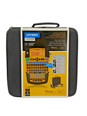 Dymo Rhino 4200 Handheld Industrial Thermal Label Maker Case Kit Bundle