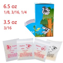 5000pcs/Pack Dental Orthodontic Elastics Bands Rabbit Force 6.5/3.5 OZ 50 Bags