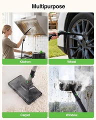 22-in-1 1500W High Pressure Steam Cleaner Kit Portable Steamer for Home Car Tile