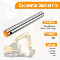 New Excavator Universal Bucket Pin 50mm X 345mm 2Pin For Most Brand Excavator