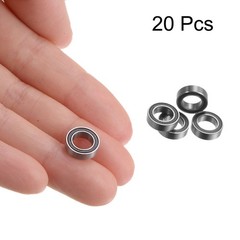 20pcs MR106-2RS 6x10x3mm Chrome Steel Mini Bearing Double Sealed ABEC3