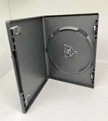 10 PCS RARE TOP QUALITY HEAVY DUTY 14MM SINGLE DVD CASES, BLACK, QPSD12-08