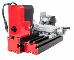 24W Multifunctional Miniature Lathe DIY Woodworking Metal Lathe 20000 Rev/min