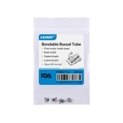 AZDENT Dental Orthodontic Buccal Tubes Bondable 1st Molar Non-conv MBT /Roth.022