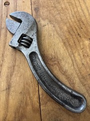 Vintage The Billings & Spencer 6” S Shaped Crescent Wrench USA Salesman Size