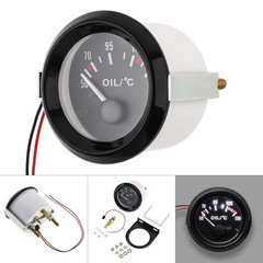 Car Oil Temp Gauge 2″ 52mm Auto Oil Temperature Gauge Meter Celsius Temp Pointer