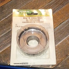 Greenlee Textron Kwik Change Carbide-Tipped Cutter 3 in (76.2 mm) 645-3