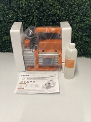 Elitech Vacuum Pump with Oil and Manual in Box