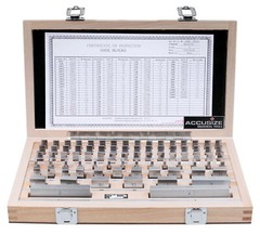 81 Pcs Steel Gage Block Set, Grade 2, #P900-S583