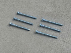 Sandbaggy 1/2″ x 6″ Galvanized Lag Bolts (Zinc Plated) – Hex Head Wood Screws