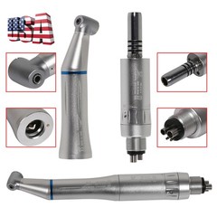 NSK Style Dental Slow Low Speed Handpiece Contra Angle Straight Motor 2/4Hole YP
