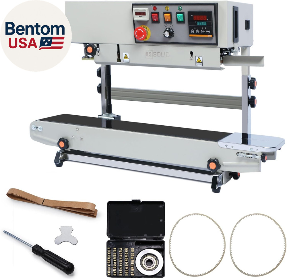 Automatic Continuous Band Sealer with Stand – Industrial Bag Sealing Machine wit