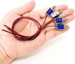 4Pcs DC 12V Micro Push Pull Solenoid Electromagnet Mini Solenoid Linear Actua…