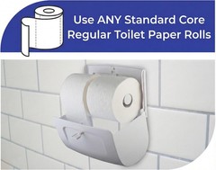 Commercial Toilet Paper Dispenser Wall Mount Double 2 Roll Locking Toilet Paper
