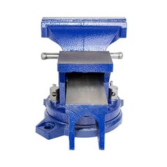 HFS(R) 4″ Heavy Duty Bench Vise – 360 Swivel Base With Lock