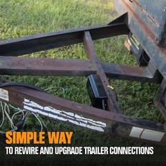 Trailer Junction Box 7 Way ABS Terminal Connector Distribution Block For Power