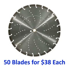 14″ TURBO SEGMENT DIAMOND SAW BLADE – 5 Blades for $44 Each (Bulk Pack)