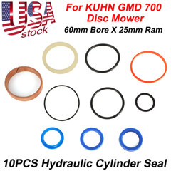 For KUHN GMD 700 GMD700 Disc Mower Hyd Cylinder Seal Kit 60mm Bore X 25 mm Ram