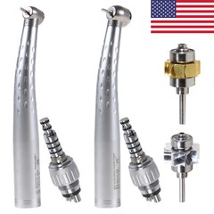 KAV Style Dental High Speed Handpiece and 4 Hole Quick Coupler 360° Swivel CY