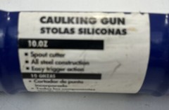 Workforce Smooth Rod Caulk Gun Blue 10 oz. Steel Alloy 12″