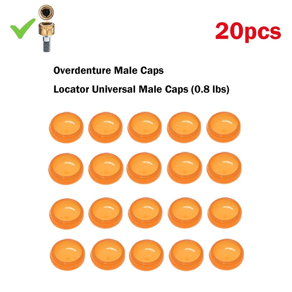 US Dental Overdenture Retention Caps For Implant Zest Locator Abutment Inserts