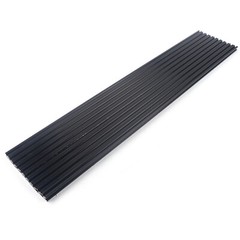 20*20*1000mm 2020 T-Slot Aluminum Extrusion For CNC 3D Printer Black 10 Packs US