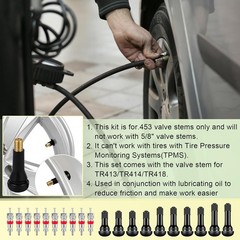 38PCS Tire Valve Stem Core Quickly Replacement Tool Kit,Quick Change Tire Valve
