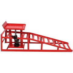 2Pc Auto Car Truck Service Ramps Lifts Garage Car Lift Hydraulic Ramps 5 Ton Red