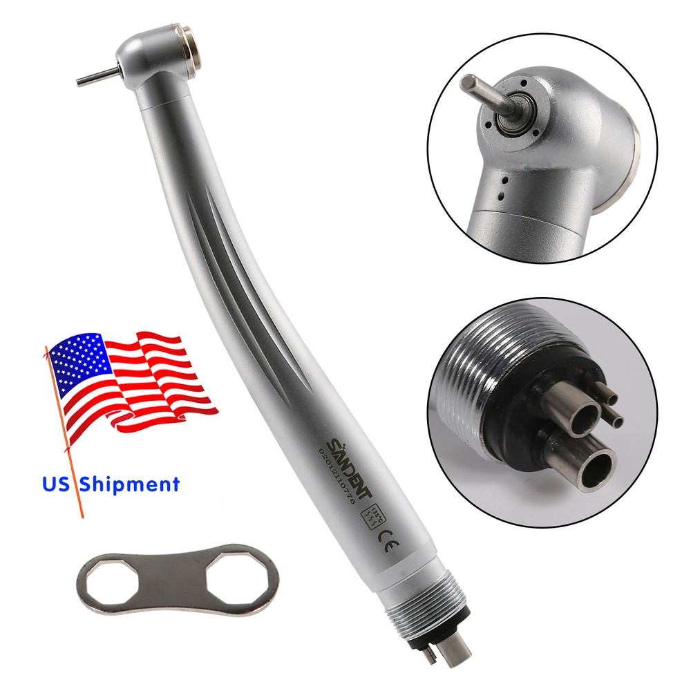 NSK Style Dental High Speed Handpiece (LED E-generator) Push Button Type 2/4Hole