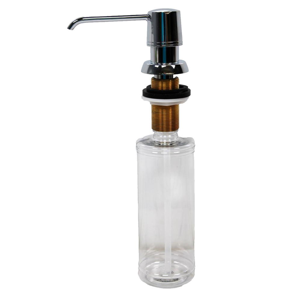 Signature Hardware SHSD1166CP Metal Soap Dispenser in Polished Chrome
