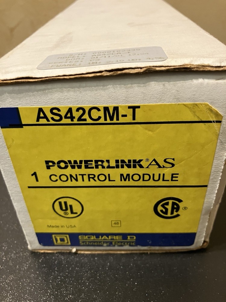 G) New SQUARE D AS42CM-T Powerlink AS Control Module for NEHB NQOD Panels