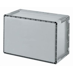 Ssi Schaefer Elb4120.Gy1 Solid & Stackable Straight Wall Storage Container, 2.9
