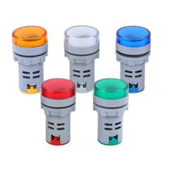 2//4/8X AC60-500V 22MM LED Voltmeter Voltage Meter Indicator Pilot Light New DIY