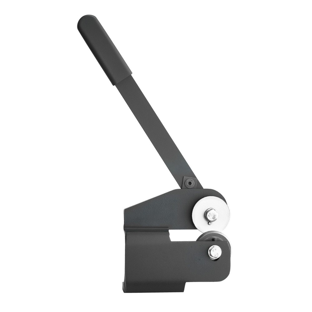 Throatless Rotary Hand Shear, 16-Gauge Steel, 0.07in Capacity, 40Cr Blades