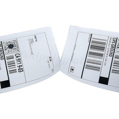 5000 4″x6″ Fanfold Direct Thermal Shipping Labels Perforated for Zebra & Rollo