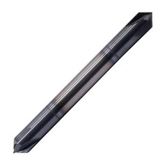 1/4″ 90 Degree 4 Flute Solid Carbide Chamfer Mill – Double End – AlTiN Coated