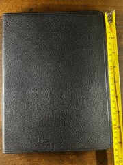 Graphic Image JLL Premium Black Leather Flexible Soft Cover Journal Notebook 7×9