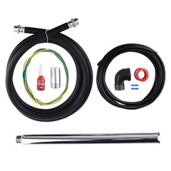 15GPM 12V Fuel Transfer Pump DC Gasoline with Nozzle Kit for Gas Diesel Kerosene