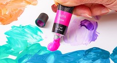 Acrylic Paint Set, 16 x12ml Tubes Artist Quality Non Toxic Rich Pigments Colors
