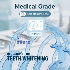 LA MIERE Dental Cheek Retractor C Shape Mouth Opener Size S,M,L, Pack of Blue