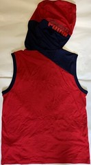 Puma shirt tank top sleeveless with hood size S. Unused from business liquida…